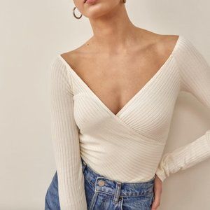 Reformation Minnie Knit Top - M